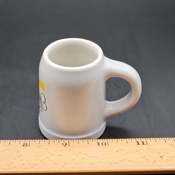 MICHELOB Miniature Stein Mini Beer Mug Bar Decor Vintage Ceramarte Brazil - Picture 10 of 10